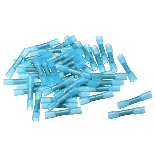 Premium 50Pcs Heat Shrink Insulated Terminals Crimp Cable Connectors Premium 50Pcs Heat Shrink Insulated Terminals Crimp Cable Connectors